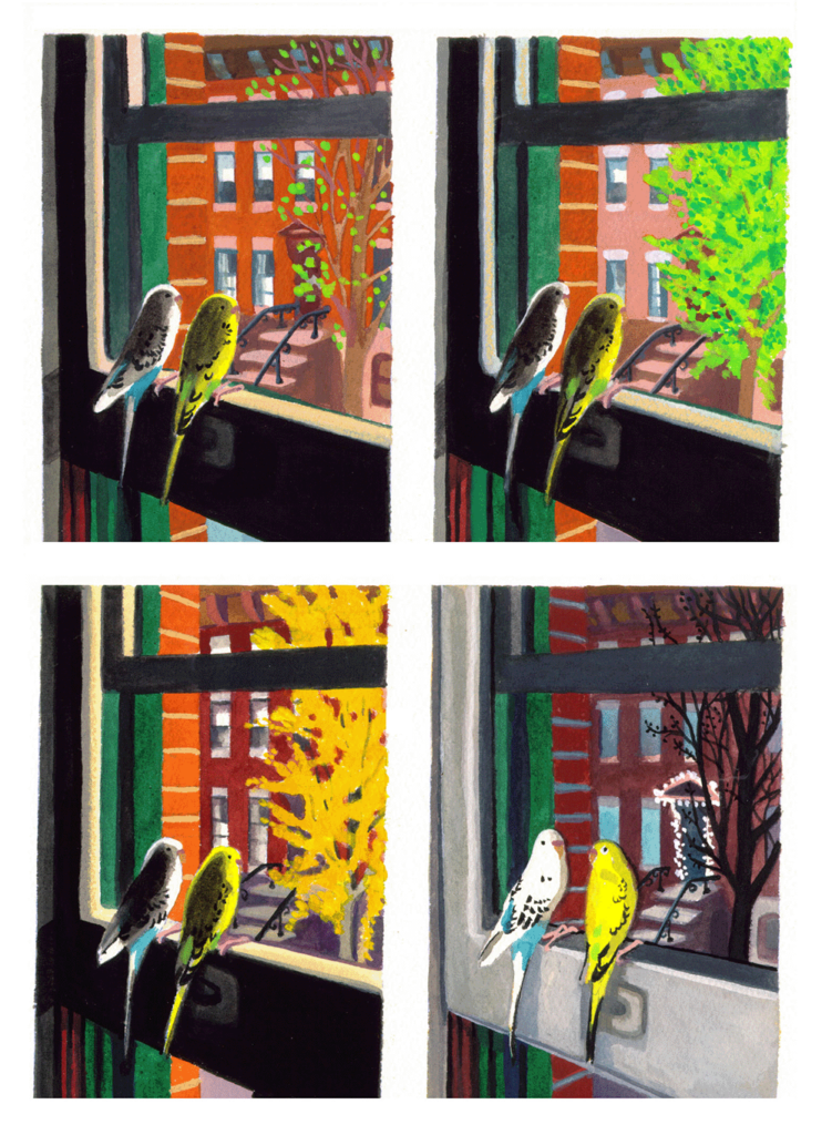 2 Birds / 4 Seasons - Ann Decker